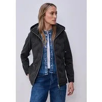 STREET ONE Steppjacke mit Kapuze und Strukturmix