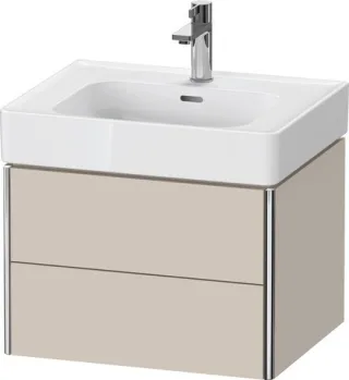 Duravit XSquare Waschtischunterbau wandhängend Taupe Matt 584x470x397 mm - XS4378091910000 XS4378091910000