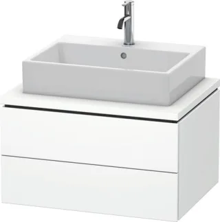 Duravit L-Cube Konsolenwaschtischunterbau wandhängend Weiß Matt 720x547x400 mm - LC581601818 LC581601818