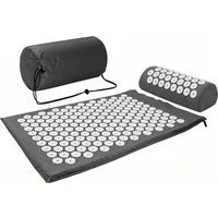 AKKEE Akupressurmatte Akupressur Set mit Akupressurkissen Massagematte 67 x 41 cm