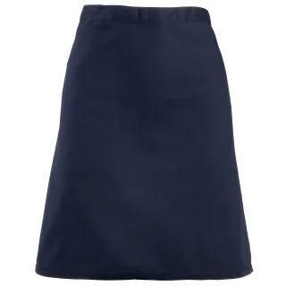 Premier Ladies/Womens Mid-Length Apron (2er-Pack) (Navy)