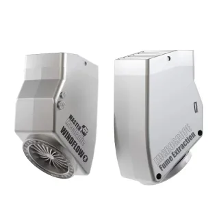MECHANIC WindFlow X Exhaust Fan with LED Light 8000R/Min 52x58x106mm Portable Fume Extraction Tool for Microscopes Weldi