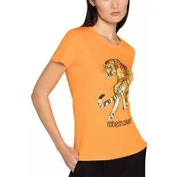 roberto cavalli T-Shirt Firenze RC Tiger Logo Cotton gehört zur ikonischen Hauptkollektion