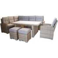 Ragnarök Möbel-Design Gartenlounge-Set Gartenmöbel DS13XL