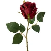 Kunstblume Kunstblume, Seidenblume, ROSE. Ca 45cm. Rose, Rosen 1 Stück. ROT, Gasper