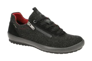 Legero 2-000623-0000 Schwarze Damen Schn?r-Halbschuhe GORE-TEX wasserdicht