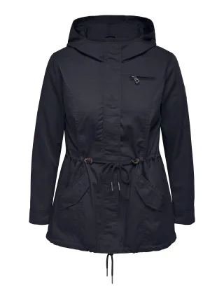 ONLY CARMAKOMA - CARLORCA CANVAS PARKA OTW blue graphite - Gr. - M-46/48