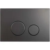 Raybro Innovations Betätigungsplatte CORTADO 65 Gun Metal für Geberit Spülkästen