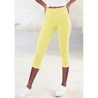 LASCANA Caprileggings mit breitem, weichen Bündchen