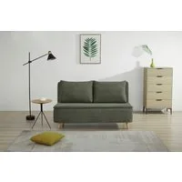 Home affaire Schlafsofa AINSLEY 140 cm -2-Sitzer, verstellbare Rückenlehne, wandelbar zum Gästebett, Relaxsofa, Webstoff u. Cord-Bezug