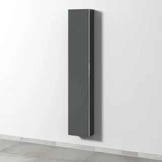 Sanipa 3way Hochschrank mit 1 Tür, Anthrazit-Matt BR16022