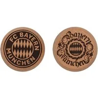 FC Bayern München Bierkrug FC Bayern München I Bierkrugdeckel Wiesn™ 2er Set I Getränkeschutz, Holz
