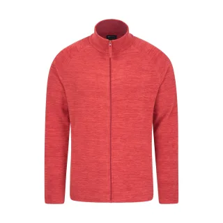Mountain Warehouse - "Snowdon II" Fleecejacke Durchgehender Reißverschluss für Herren (Rot)