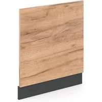 Vicco Frontblende R-Line, Goldkraft Eiche/Anthrazit, 60 cm ohne Arbeitsplatte (1 St)