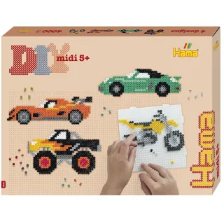 Hama Bügelperlen-Set "Fahrzeuge"