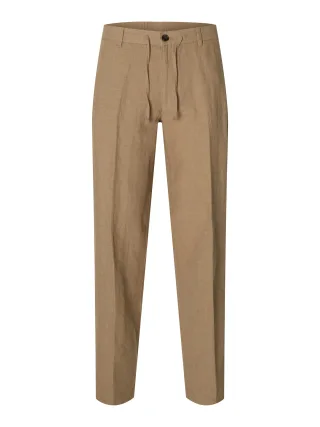 SELECTED MEN - SLH196-STRAIGHT LEROY LINEN BLD PNT NOOS - Gr. - L