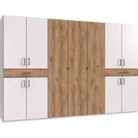 Wimex Drehtürenschrank Tibet Kleiderschrank mit sehr viel Stauraum, große Farbauswahl mit jeweils 2 Schubladen auf bequemer Zugriffshöhe, in 3 Breiten