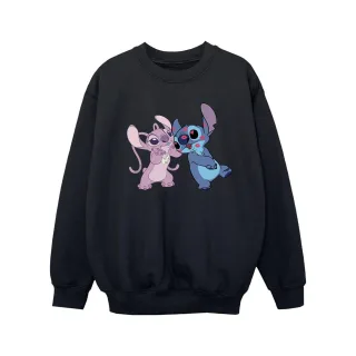 Disney Lilo & Stitch Kisses Sweatshirt für Mädchen (Schwarz)