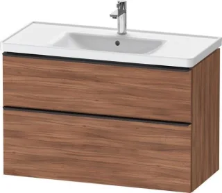 Duravit D-Neo Waschtischunterbau wandhängend Nussbaum Matt 984x452x625 mm - DE43560BD790000 DE43560BD790000