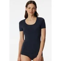 Schiesser Kurzarmshirt Personal Fit Rundhalsausschnitt, Single Jersey, ohne störende Seitennähte