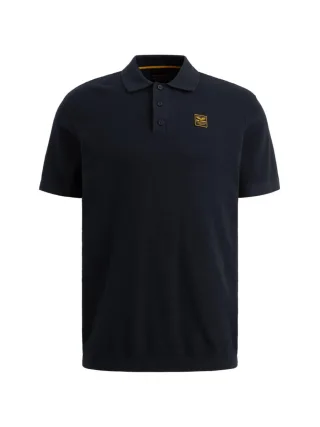 PME Legend - Poloshirt mit Waffelstruktur blau - Gr. - L