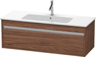 Duravit Ketho Waschtischunterbau wandhängend Nussbaum dunkel Matt 1200x475x410 mm - KT642102121 KT642102121