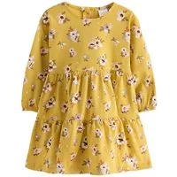Next Volantkleid Gestuftes Kleid mit langen Ärmeln (1-tlg)