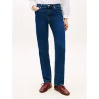 Tommy Hilfiger Straight-Jeans mit dezenter Logostickerei