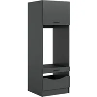 welltime Waschmaschinenumbauschrank FALAS, Höhe 195 cm, 2 Klappen, 1 Auszug, viel Stauraum (1-St., in verschiedenen Farben erhältlich, für Waschmaschine & Trockner) Waschmaschine, Trockner, Waschmaschinenschrank, Umbauschrank, Wäsche