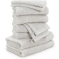 Möve Handtuch Set New Classic, Walkfrottier (10-St), Waschhandschuhen, Gäste-, Hand- und Duschtüchern, 100% Baumwolle