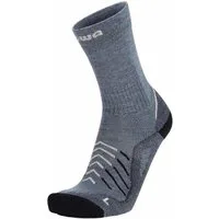 Lowa Wandersocken Crew Renegade (Merinowolle/Polyamid) smokeblau - 1 Paar