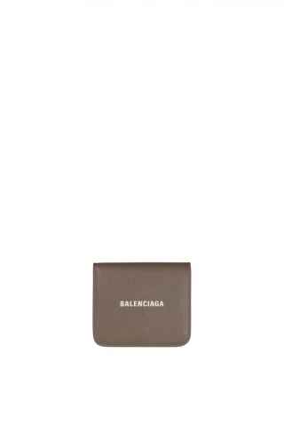 Balenciaga Mini Kartenetui Cash Beige