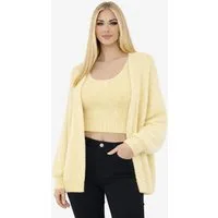 Worldclassca 2-in-1-Strickjacke WORLDCLASSCA Damen Cardigan Strickjacke + Strick Top 2 Tlg Fashion Neue Kollektion - Stilvolle und gemütliche Strickmode für Damen