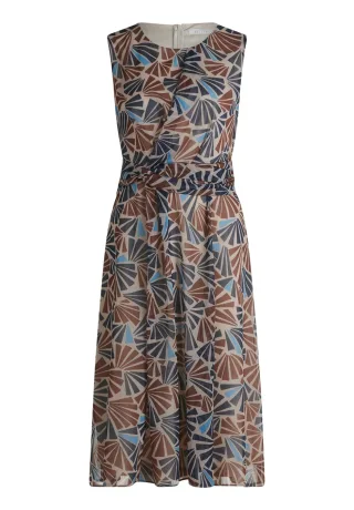 Betty & Co - Midikleid Nature/Brown - Gr. - 38