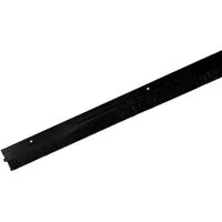 HOOZ Türbodendichtung Türdichtung Aluminium 100 cm (kürzbar) schwarz, L: 100 cm, (1-St), Aluminium