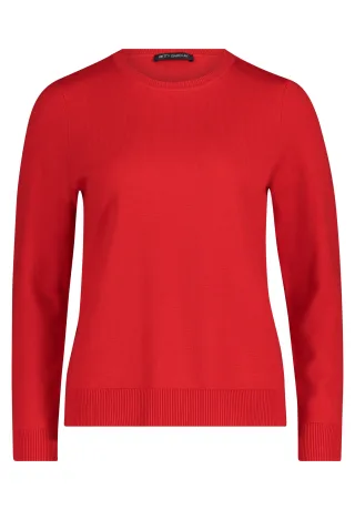 Betty Barclay - Basic-Strickpullover high risk red - Gr. - 46