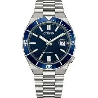 Citizen Automatikuhr Tsuyosa Shore NJ0230-59L, Armbanduhr, Damenuhr, Herrenuhr, Mechanische Uhr, Edelstahlarmband