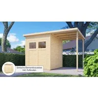 KONIFERA Gartenhaus Amrum 2, BxT: 340x199 cm, (Set), Inklusive Fussboden