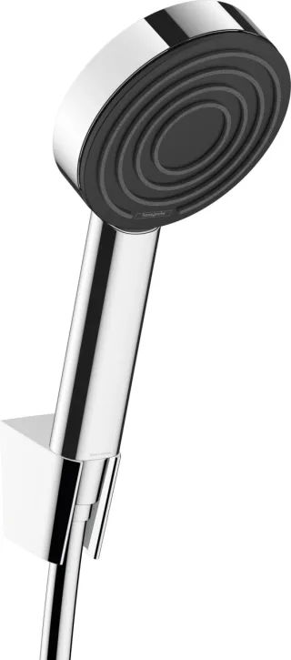 Hansgrohe Porterset Pulsify S 105 1jet EcoSmart+ mit Brauseschlauch 1250mm chr, 24307000 24307000