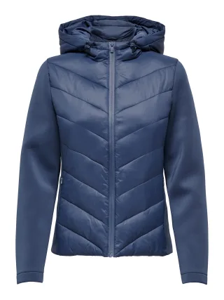 ONLY - ONLSOPHIE MIX FITTED HOOD JACKET CC OTW vintage indigo - Gr. - S