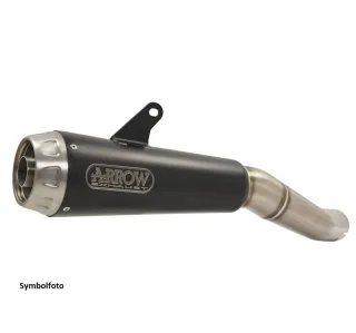 Sport Auspuff Arrow Pro-Race Edelstahl BLACK Suzuki GSX-S 1000/F Bj. 2017-2020 EURO4 eintragungsfrei