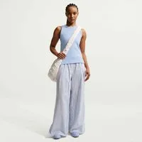 Nike Sportswear Tanktop W NSW RIB TIGHT TANK mit Rundhalsausschnitt, ohne Verschluss, aus Baumwolle und Elasthan