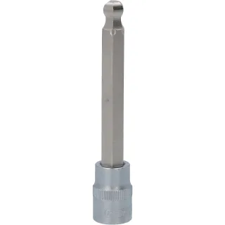 KS TOOLS 3/8" Bit-Stecknuss Innensechskant mit Kugelkopf, lang - 911.5399