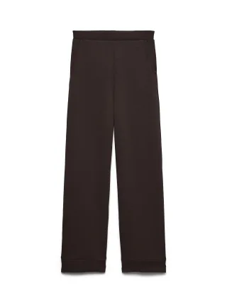 VERO MODA - VMHALI HW WIDE PANT JRS Chocolate Torte - Gr. - M