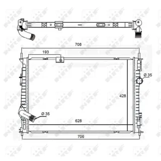 NRF Motork?hler Nissan Qashqai 1 1,6 58455A