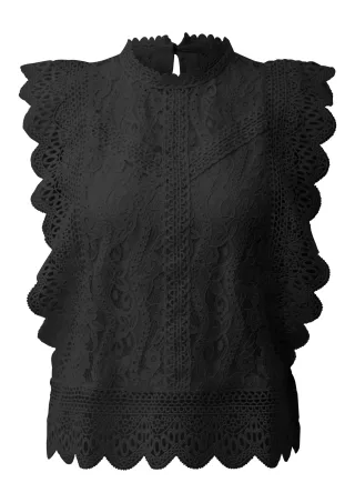 qs - Bluse schwarz - Gr. - 40