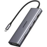 CM498 10-in-1 USB-C Hub, Dockingstation silber