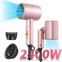ibettertec Haartrockner Haartrockner Föhn,2026 Haartrockner Ionen mit Diffusor, 2400 W, Konzentrator-Düse, 2400 W, Turbo-Ultra-Leise-Motor, föhn 4-in-1, 4, Heiz&2 Geschwindigkeitsstufen, mit Schnelle Aufheizung