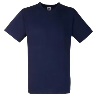 Fruit Of The Loom Valueweight T-shirt für Männer mit V-Ausschnitt, kurzärmlig (Dunkles Marineblau)