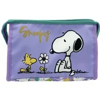Snoopy Kulturbeutel Necessaire Kulturtasche Kosmetiktasche mit Griff Reiseetui